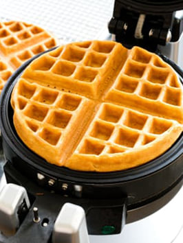 Authentic Egg Free Belgian Waffle